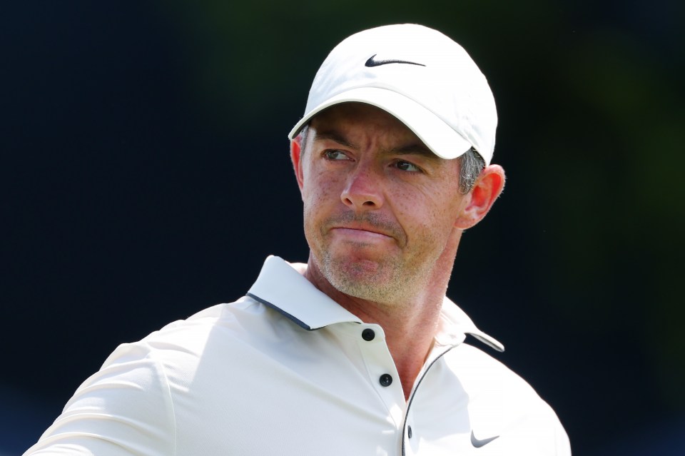 CHARLOTTE, NORTH CAROLINA - MAY 18: Rory McIlroy of Northern Ireland looks on during the final round of the PGA Championship at Quail Hollow Country Club on May 18, 2025 in Charlotte, North Carolina. (Photo by Kevin C. Cox/Getty Images)