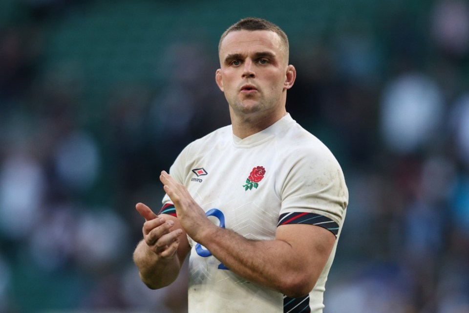 LONDON, ENGLAND - MARCH 9: Ben Earl of England applauds the fans after the Guinness Six Nations 2025 match between England and Italy at Allianz Stadium on March 9, 2025 in London, England. (Photo by Craig Mercer/MB Media/Getty Images)