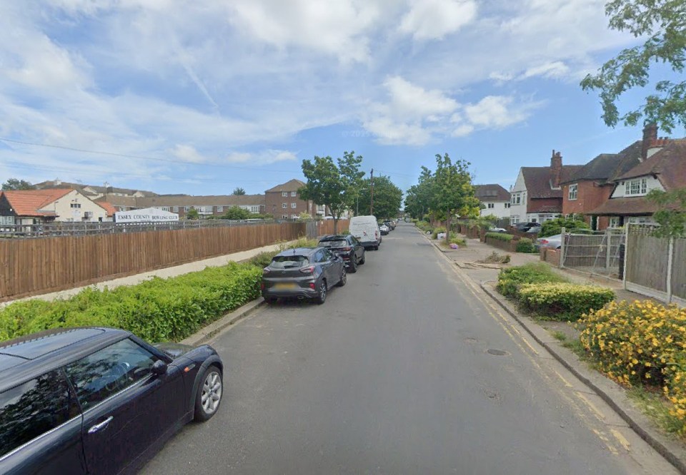 Imperial Avenue in Southend, showing parked cars and houses.