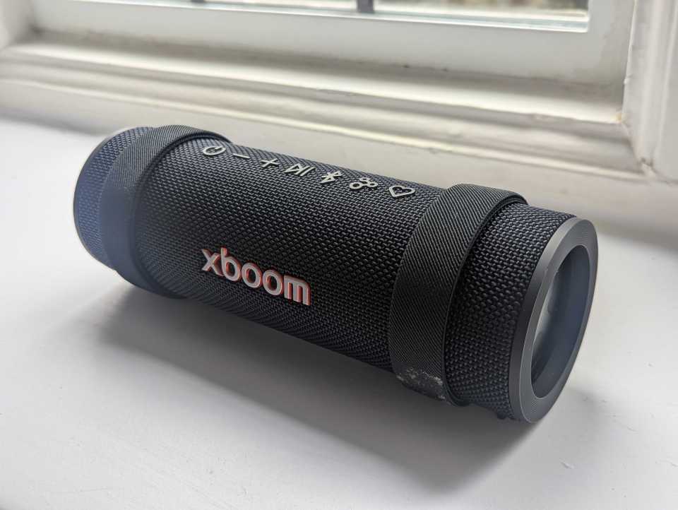 LG Xboom portable Bluetooth speaker.