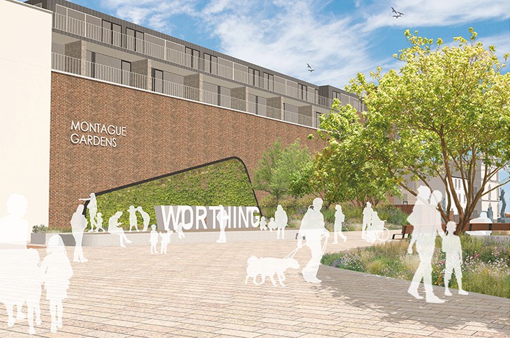 Regeneration project, , Montague Gardens in Montague Place, Worthing, , http://www.adur-worthing.gov.uk/montague-place-worthing/, , Final designs for the new green space, to be called Montague Gardens, have been agreed after input from residents, access groups, businesses and community groups., , The project forms part of the public realm regeneration programme within the current Worthing Growth Deal - a partnership between Adur & Worthing Councils and West Sussex County Council., ,