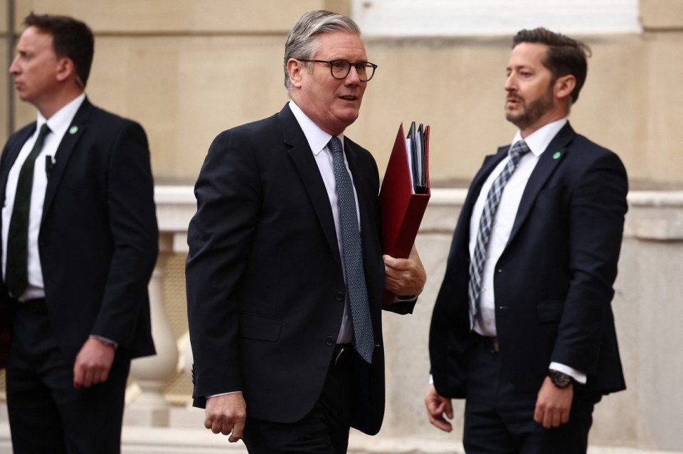 Britain's Prime Minister Keir Starmer arrives to attend the UK-EU Summit at Lancaster House in London on May 19, 2025. UK Prime Minister Keir Starmer hosts European Union chiefs on Monday for a landmark summit designed to usher in a closer relationship between Britain and the bloc, five years after Brexit. (Photo by HENRY NICHOLLS / POOL / AFP) (Photo by HENRY NICHOLLS/POOL/AFP via Getty Images)