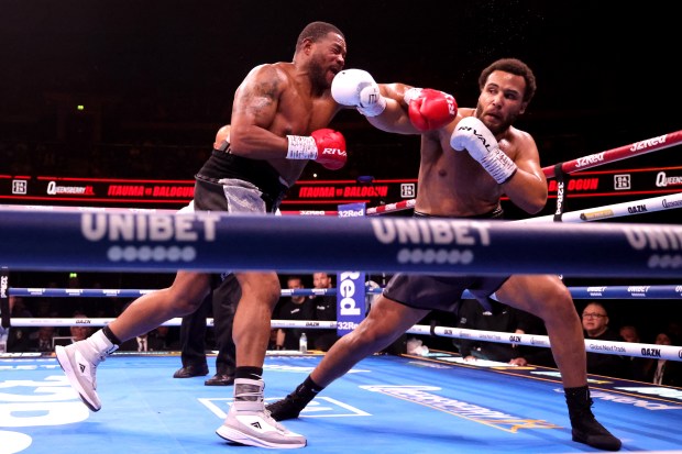 Mike Balogun boxing Moses Itauma.