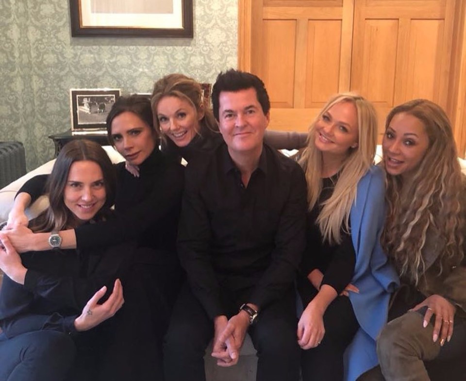Spice Girls and Simon Fuller.
