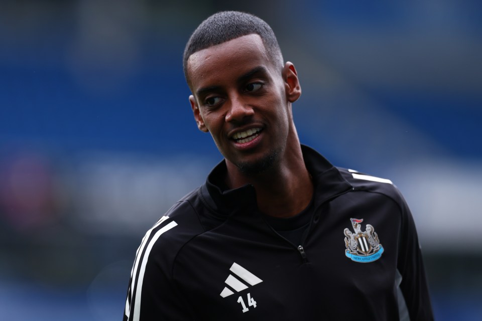 Alexander Isak of Newcastle United.