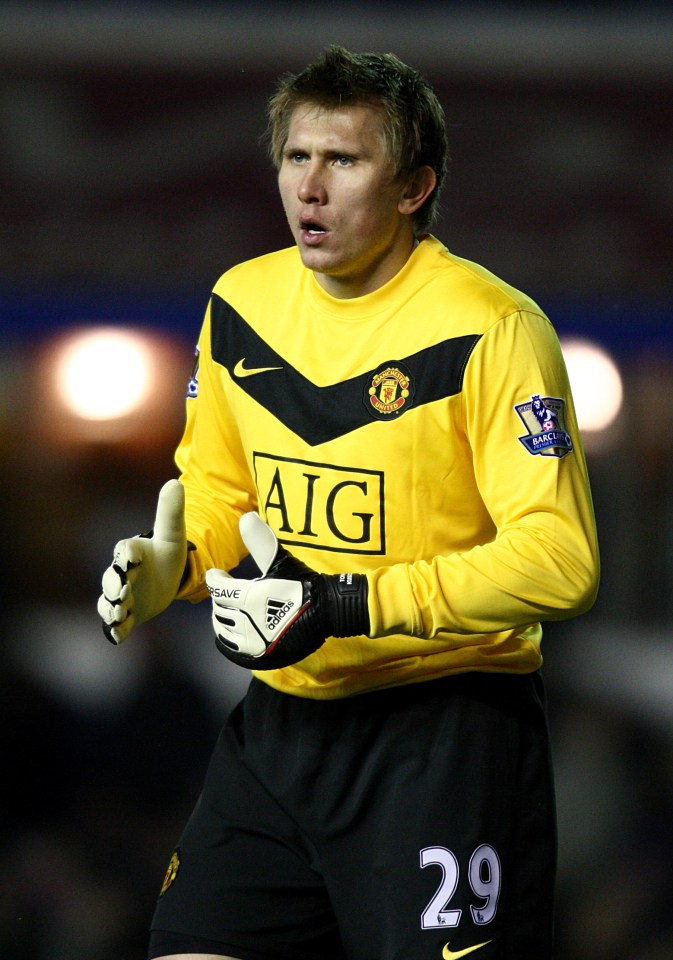 Tomasz Kuszczak, Manchester United goalkeeper.
