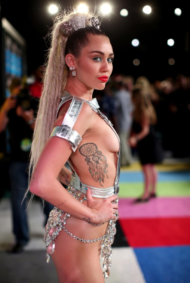 Miley Cyrus at the 2015 MTV Video Music Awards.