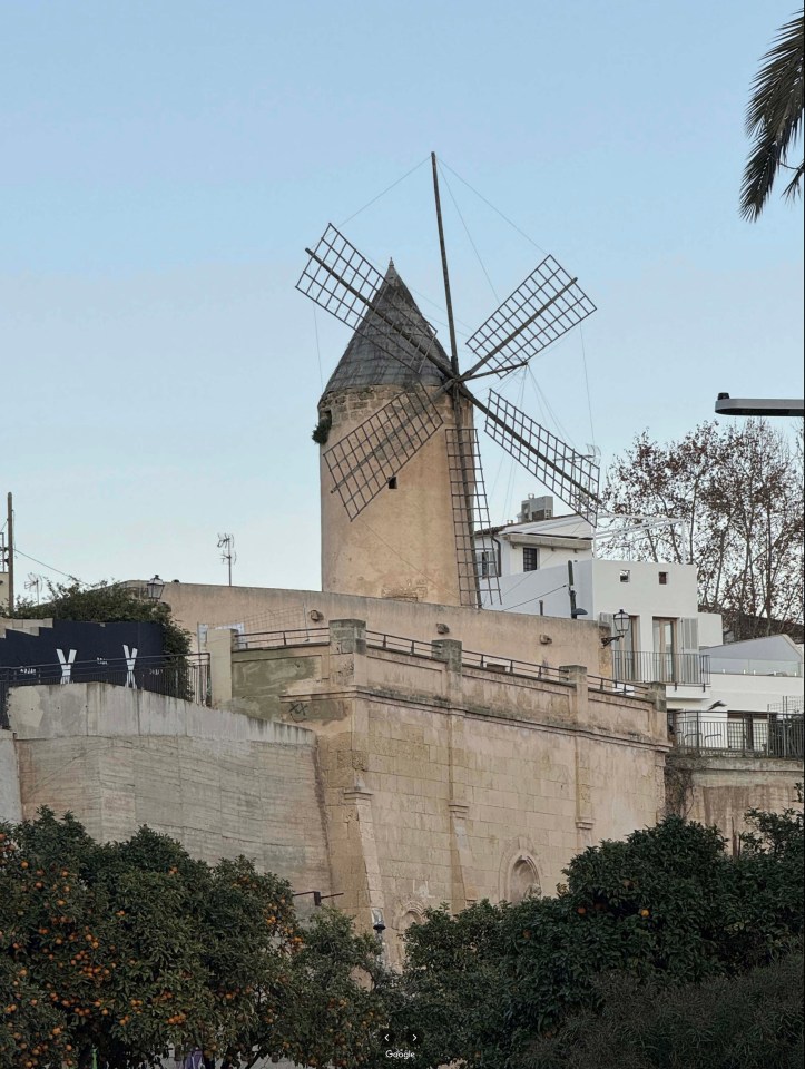 Windmill in Palma, Majorca.
