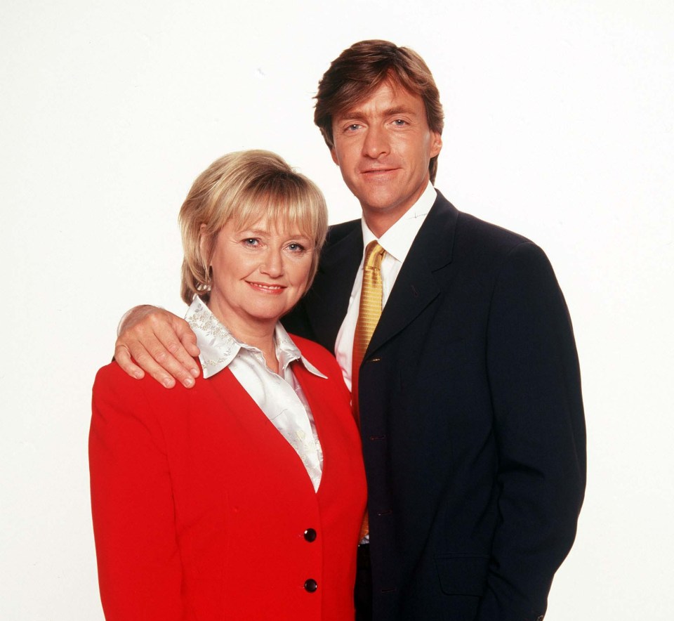 Judy Finnigan and Richard Madeley at *This Morning*'s 10th birthday.