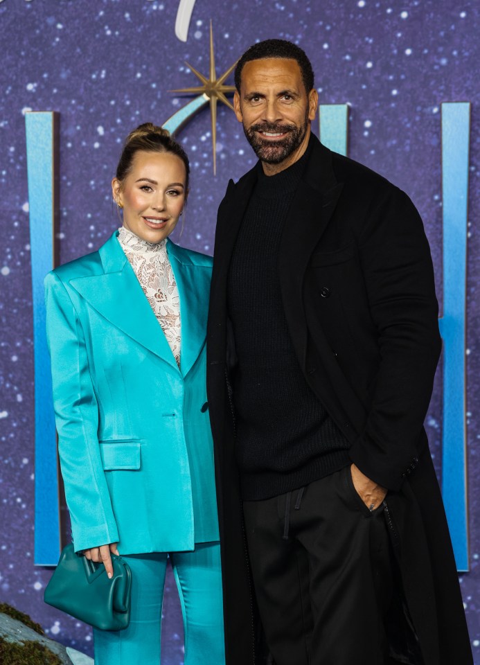 Kate and Rio Ferdinand at the UK premiere of "Wish".