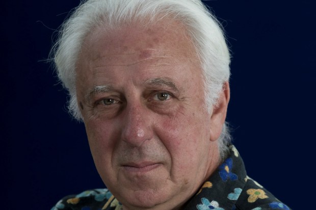 Portrait of Barry Fantoni, British crime noir writer.