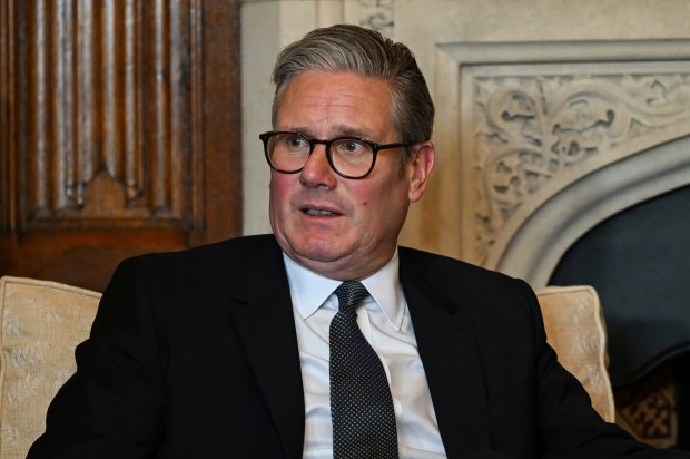 Prime Minister Sir Keir Starmer speaking.