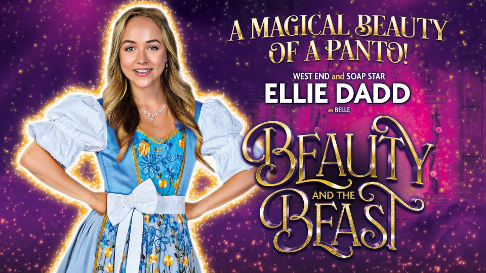 Promotional image of Ellie Dadd as Belle in Beauty and the Beast.