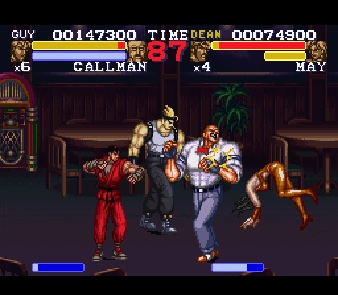 Screenshot of Final Fight on Nintendo.