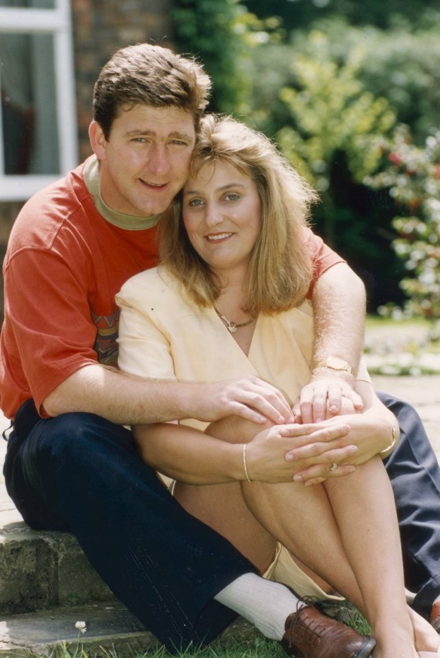 Photo of Norman Whiteside and his wife.