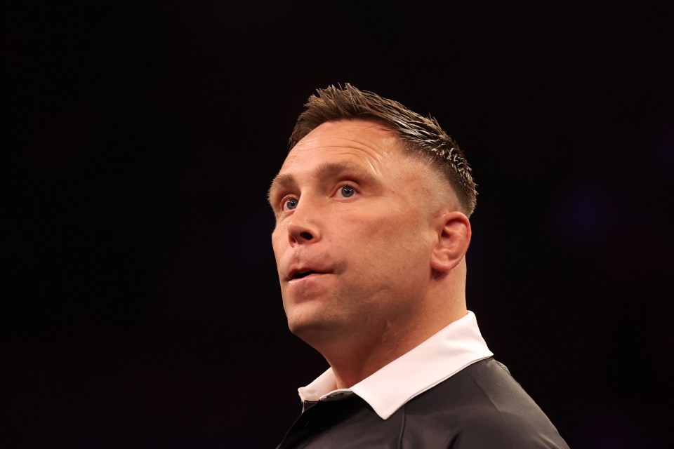 Gerwyn Price of Wales at the 2025 BetMGM Premier League Darts.