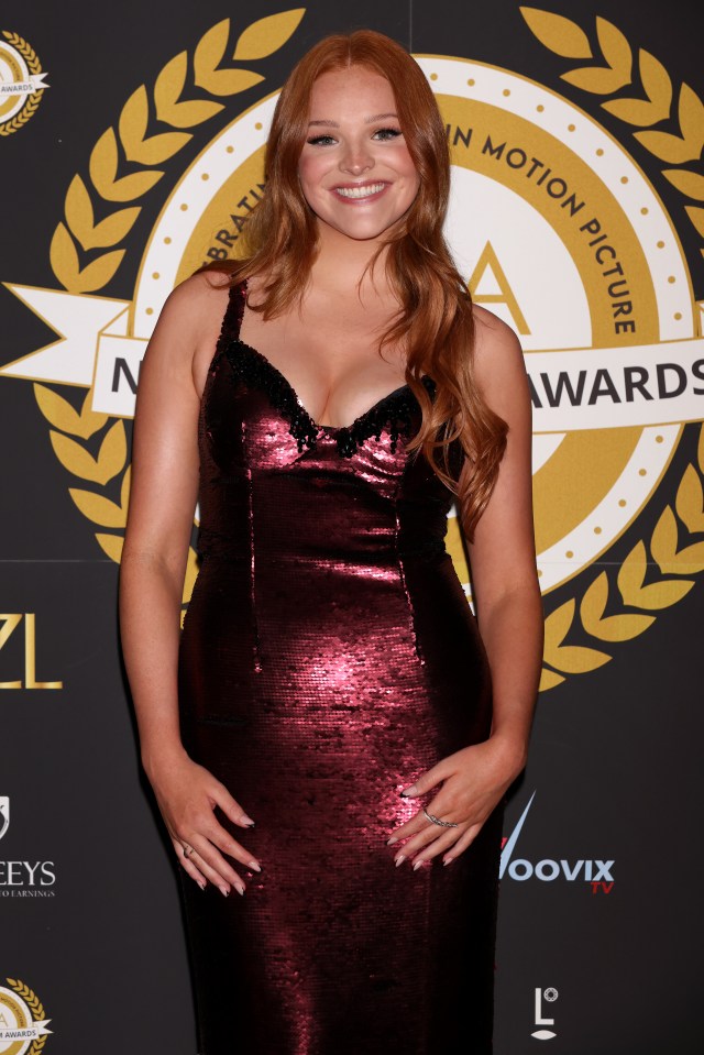 Harley Bird at the National Film Awards UK.