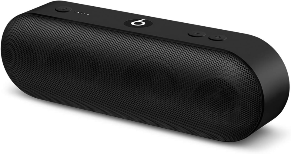 Black Beats Pill+ portable speaker.