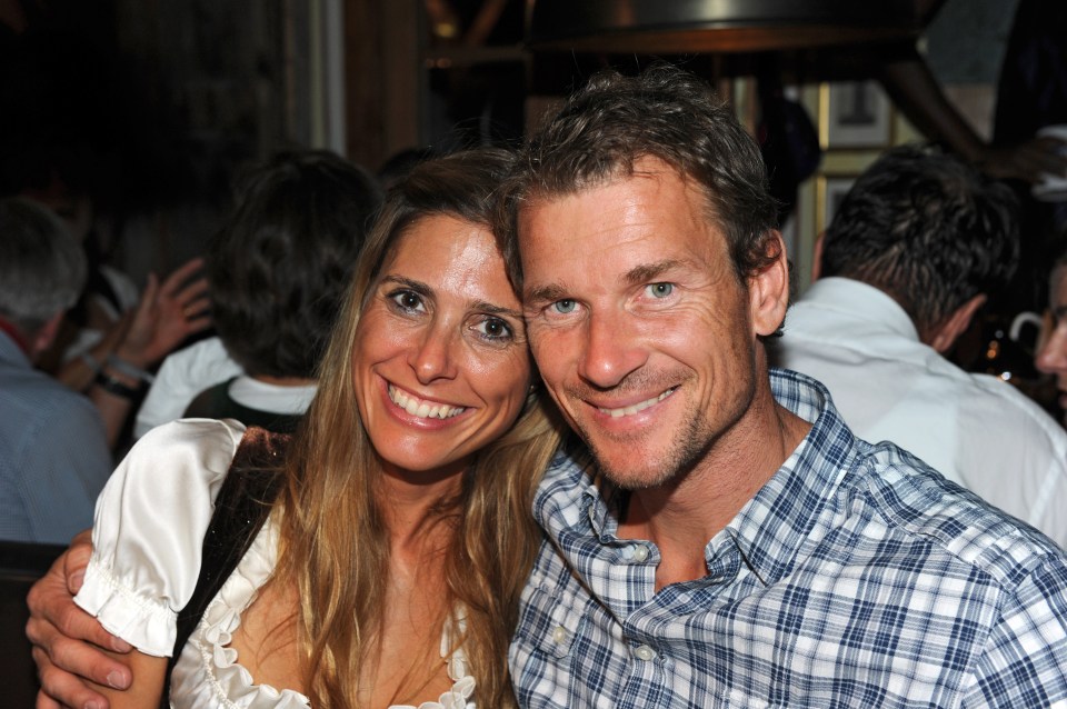 Jens Lehmann and his wife Conny at the Oktoberfest.