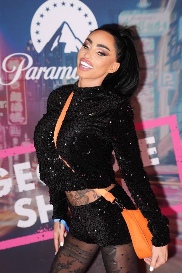Katie Price at a launch party.