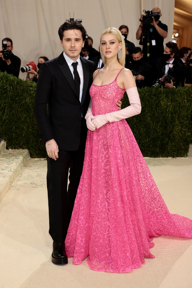 Brooklyn Beckham and Nicola Peltz at the Met Gala.