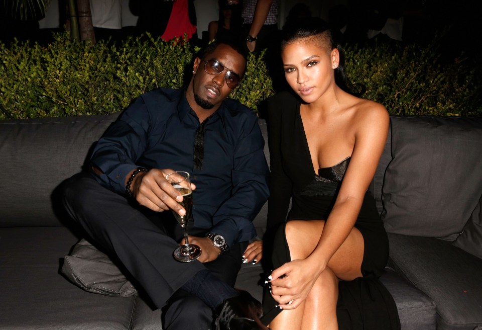 Sean "Diddy" Combs and Cassie Ventura at a party.