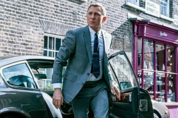 An image collage containing 1 images, Image 1 shows 2WAM4E3 NO TIME TO DIE 2021 Universal Pictures film with Daniel Craig as James Bond