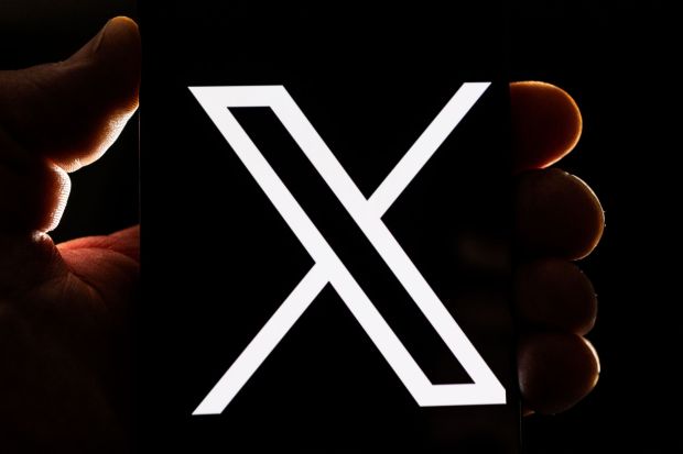 An image collage containing 1 images, Image 1 shows Photo illustration of the new Twitter logo, the letter X, on a phone screen