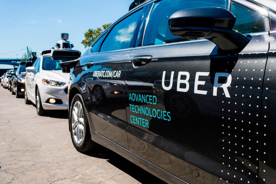 Uber self-driving car at the Advanced Technologies Center.