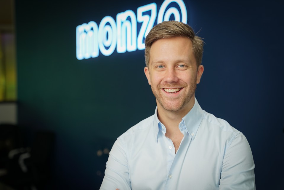 Portrait of Tom Blomfield, CEO of Monzo.