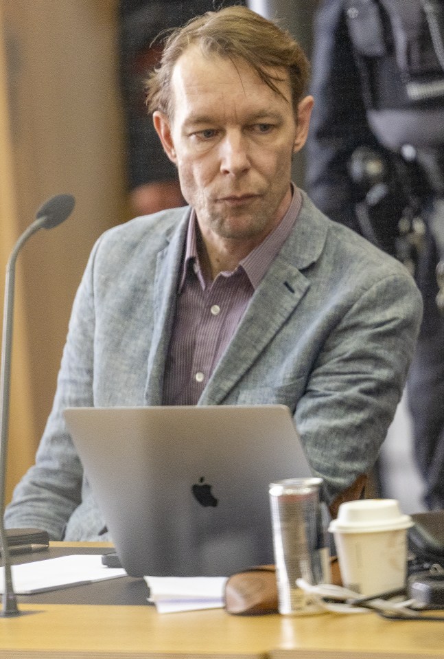 Christian Brueckner, prime suspect in the Madeleine McCann disappearance, in court.