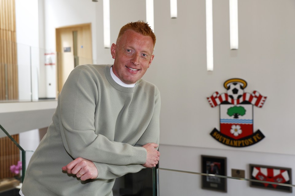 Will Still, new Southampton FC First Team Manager, at Staplewood Campus.