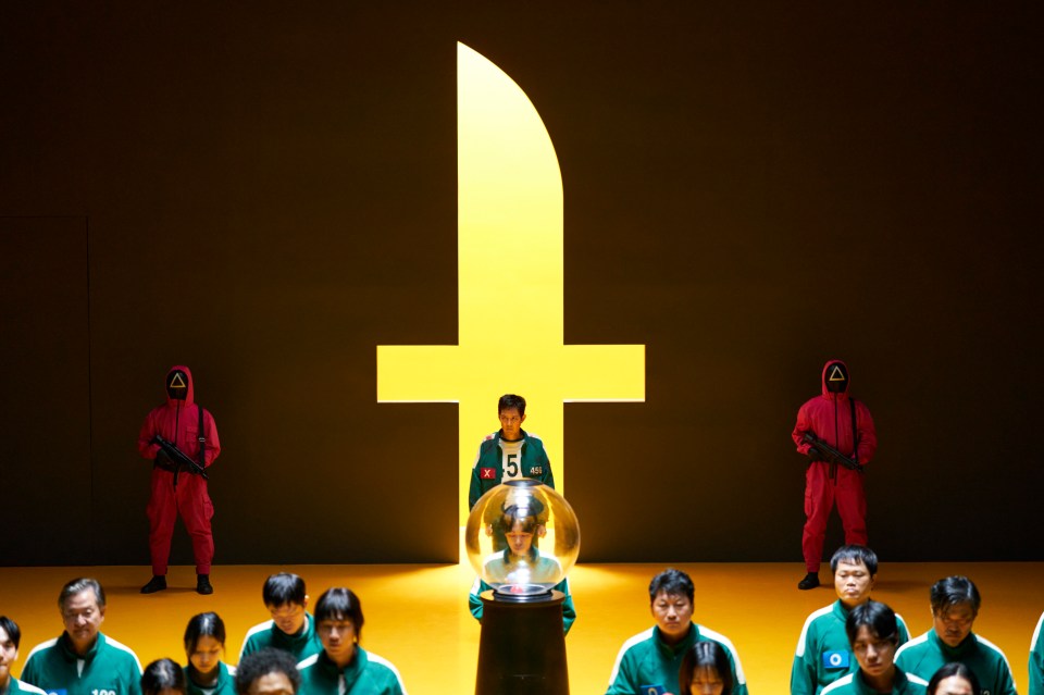 Lee Jung-jae as Seong Gi-hun in a scene from Squid Game season 3.