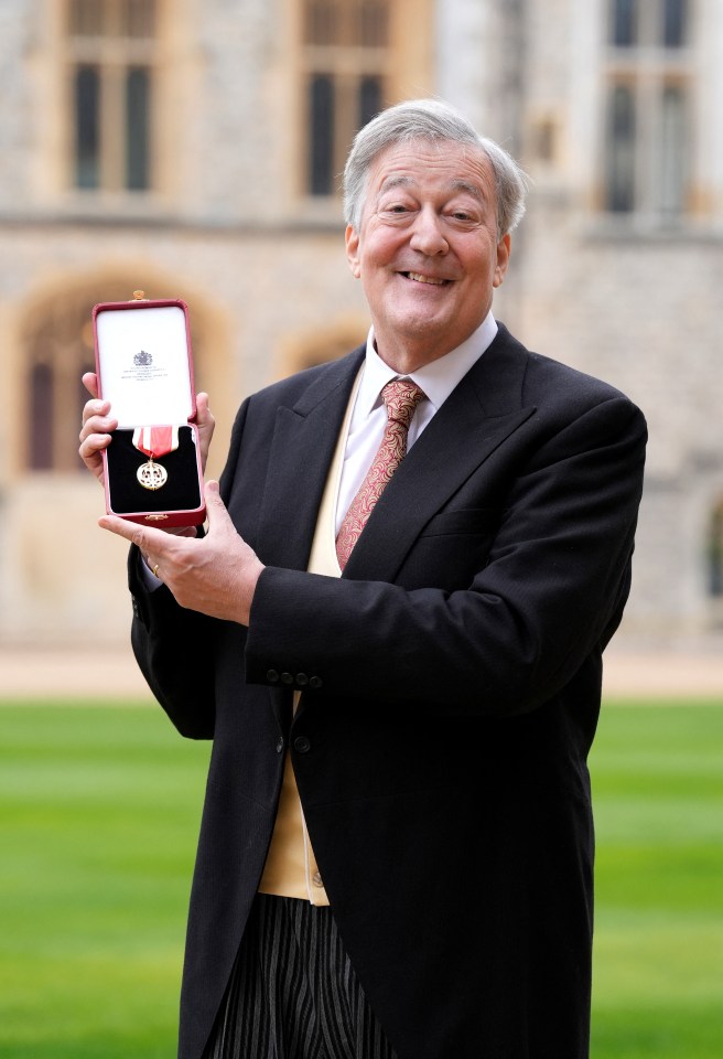 Stephen Fry at the Newport Beach Film Festival.