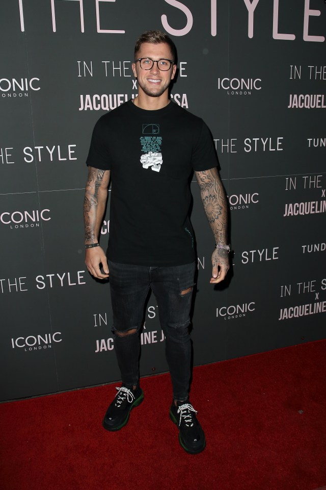 Dan Osbourne at the In The Style x Jacqueline Jossa launch party.