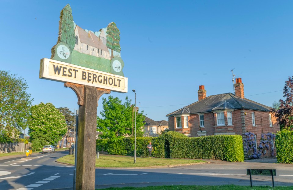 West Bergholt village sign.