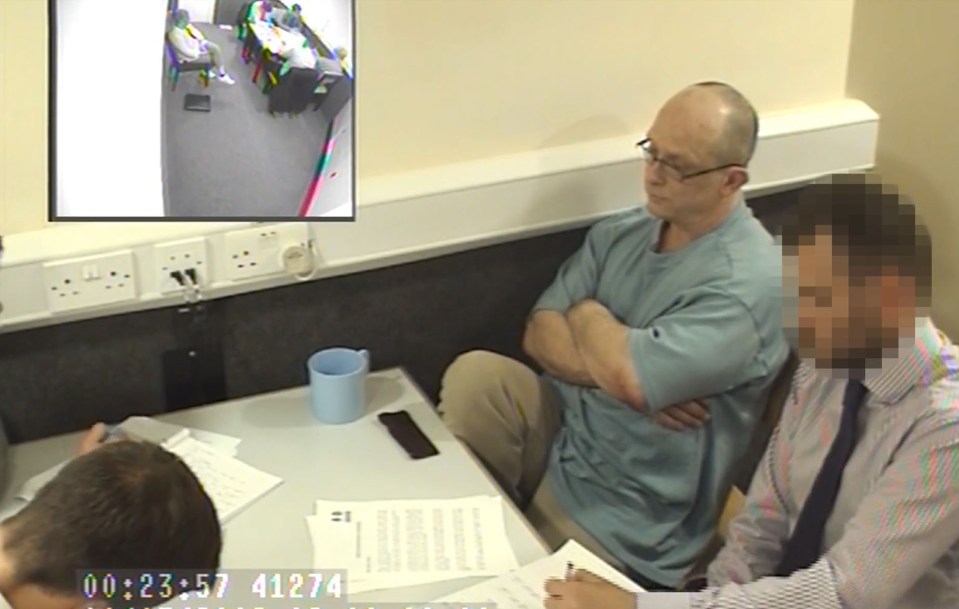Handout video grab of Russell Bishop being interviewed.