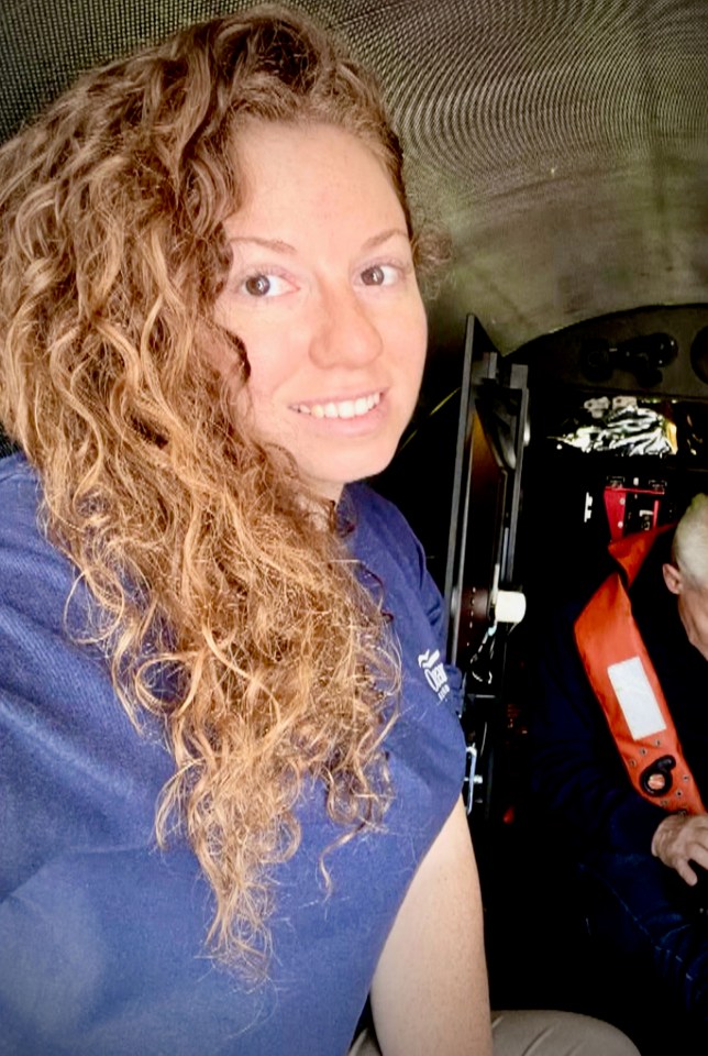 Antonella Wilby inside the Titan submersible.
