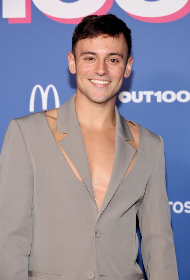 Tom Daley in Team GB attire.