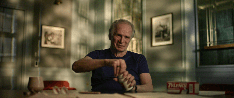 James Lewis in a scene from the Netflix documentary *Cold Case: The Tylenol Murders*.