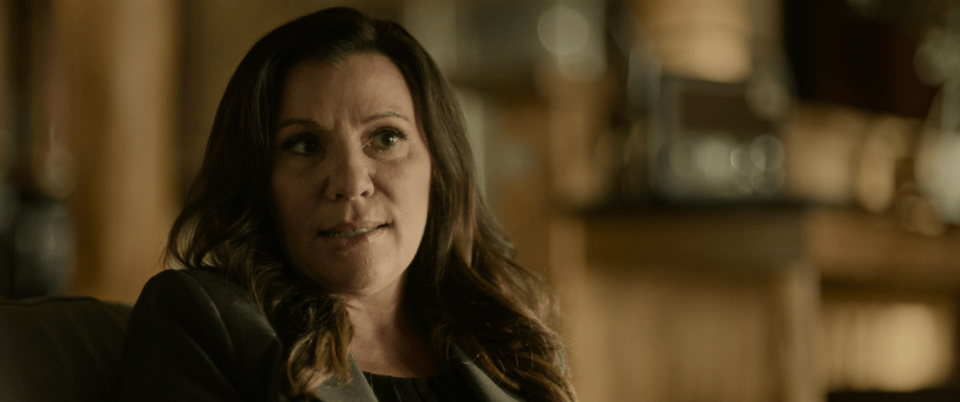 Michelle Rosen in a scene from *Cold Case: The Tylenol Murders*.