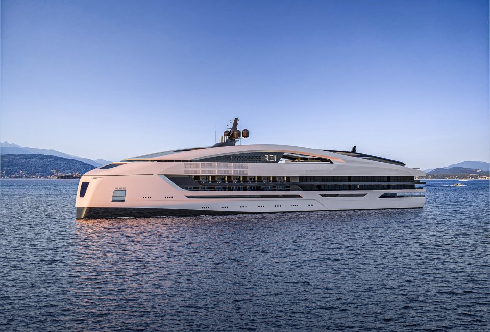 The Viken REI yacht, a floating restaurant.