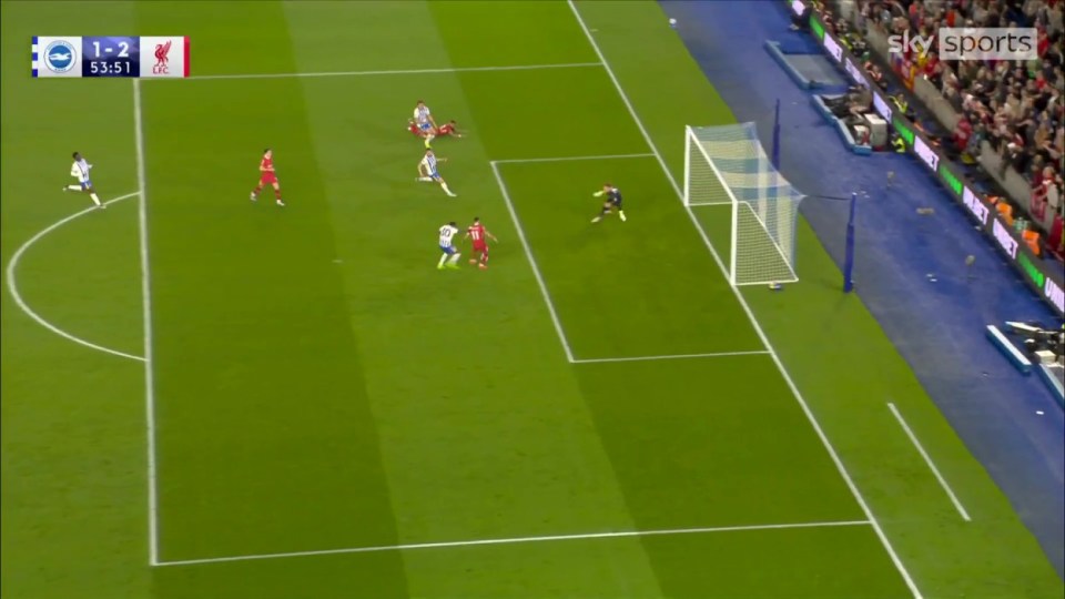 Mo Salah miss for Liverpool v Brighton, http://x.com/SkySportsPL/status/1924560158321004599