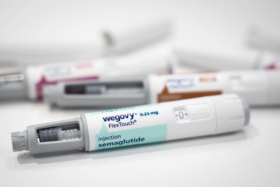 Wegovy FlexTouch semaglutide injection pen.