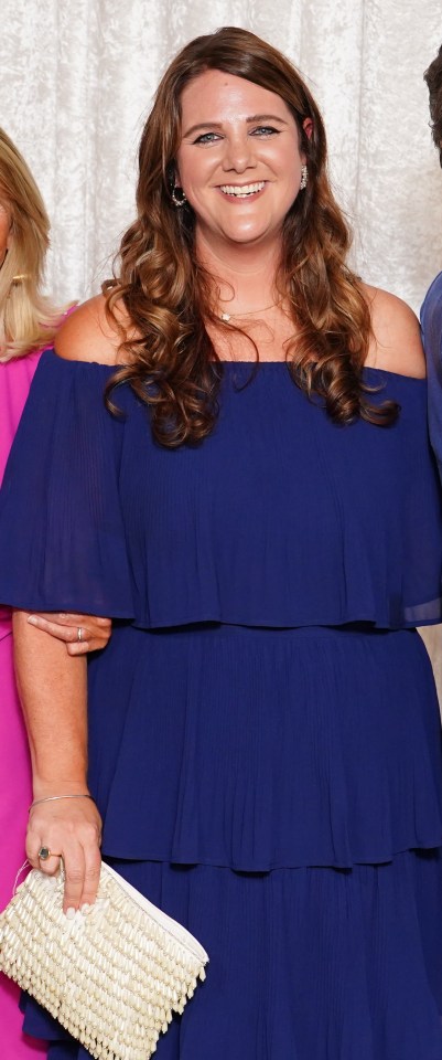 Micah Balfour, a guest, Hannah Cheers, and Gary Lucy at the British Soap Awards.