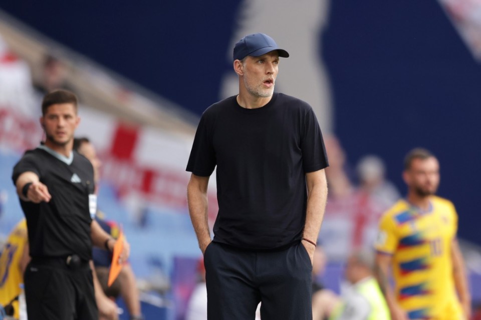 BARCELONA, SPAIN - JUNE 07: Thomas Tuchel, Head Coach of England looks on during the FIFA World Cup 2026 European Qualifier match between Andorra and England at RCDE Stadium on June 07, 2025 in Barcelona, Spain. (Photo by Eric Alonso - UEFA/UEFA via Getty Images)