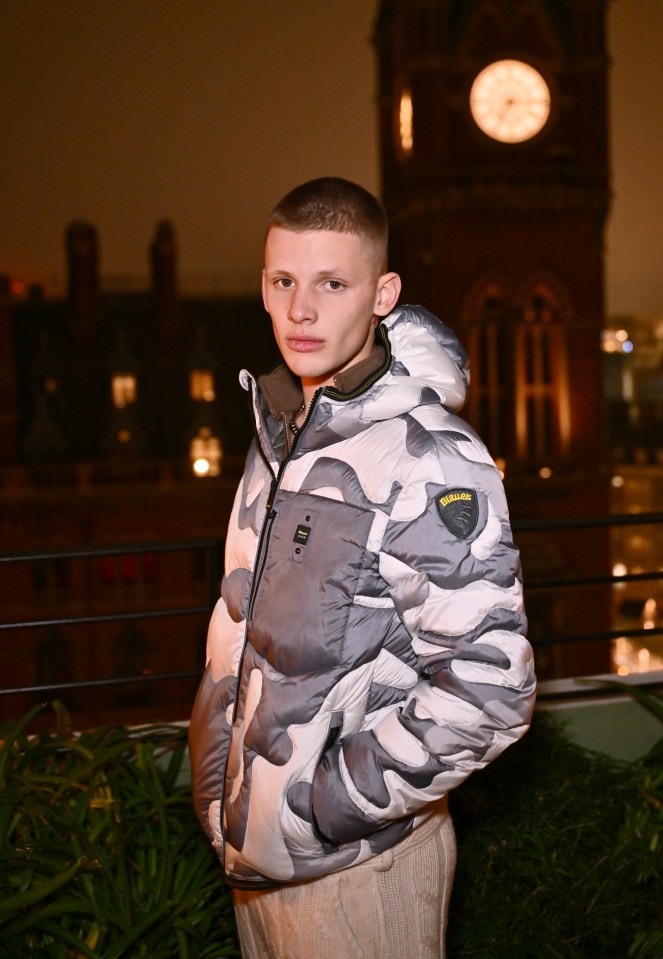 Freddy Brazier at the Blauer Launch FW24 Collection.